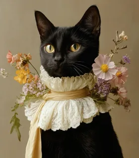 Retratos IA de gatos